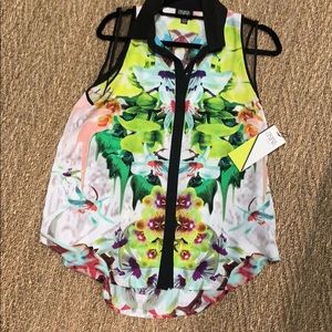 Prabal Gurung x Target Silk Printed Sleveless Top